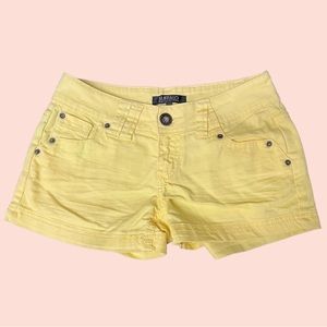 Buffalo David Bitton Yellow Women Shorts- Size: 26